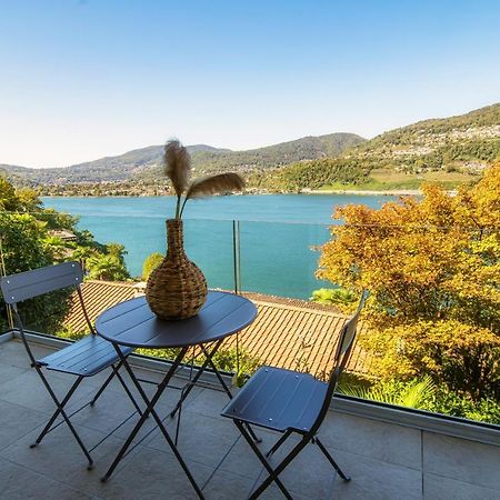 La Palma 1 By Quokka 360 - Modern Panoramic Lake View Flat Montagnola Luaran gambar